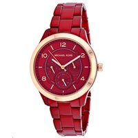 Reloj mk rojo online dama